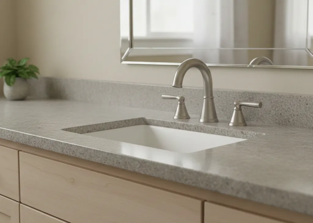 Modern sink with stylish faucet design