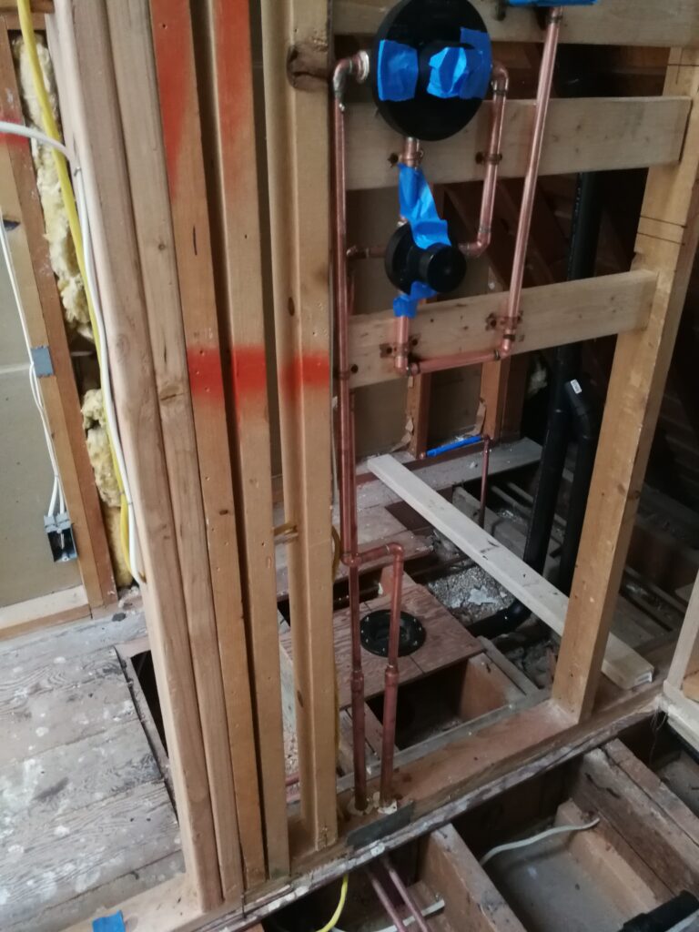 Shower Plumbing Rough-In in Seattle, WA job photo 2 in Seattle, WA
