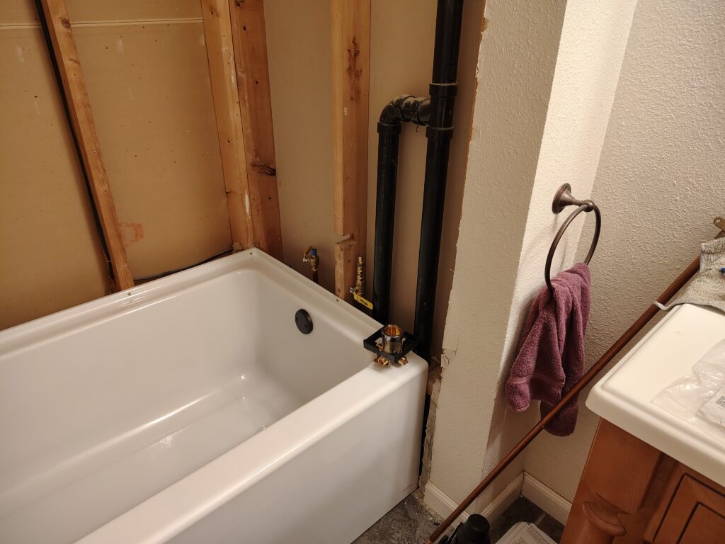 Bathtub Plumbing and Water-Pressure Service in Bothell, WA job photo 4 in Bothell, WA