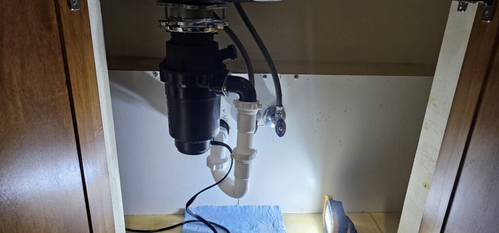 P-Trap Installation and Leak Check job photo 2 in Everett, WA