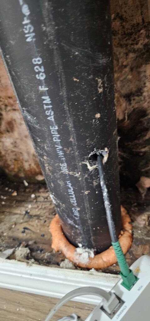 3-Inch ABS Drain Pipe Repair job photo 1 in Everett, WA
