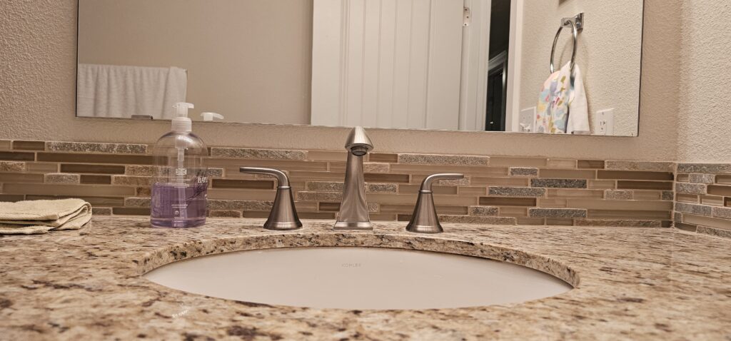 Three-Piece Lavatory Faucet Installation job photo 1 in Renton, WA
