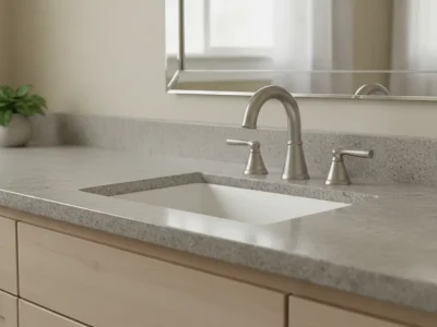 Modern sink with stylish faucet design